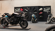 Триумф мотоциклов Triumph на фестивале Bike Shed